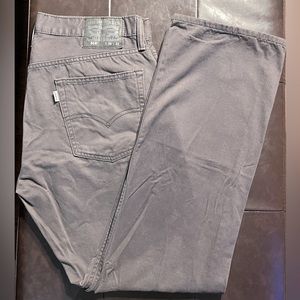 Levis Men’s Gray 514 Straight Fit Jeans